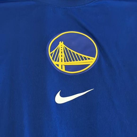 Nike Dri-fit NBA Golden State Warriors long sleeve shirt XXL - Picture 3 of 9